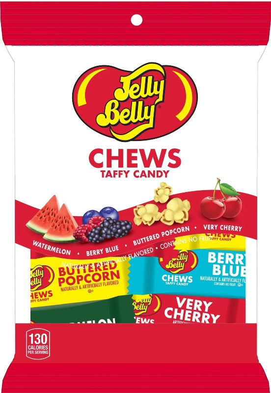Jelly Belly Chews Assorted Mini Bars 7 oz