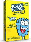 Jolly Rancher Blue Raspberry Sugar Free Powdered Drink Mix 6 Packets
