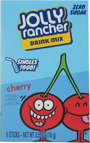 Jolly Rancher Cherry Sugar Free Powdered Drink Mix 6 Packets