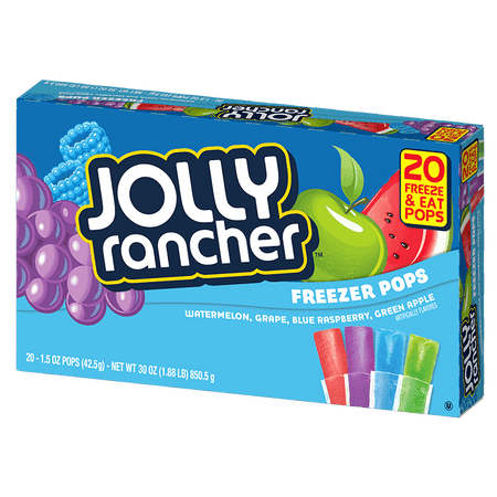 Jolly Rancher Freezer Pops 20pc 30 oz