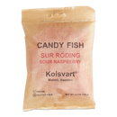 Kolsvart Sour Raspberry Candy Fish 4.2 oz