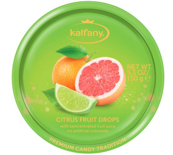 Kalfany Citrus Fruit Hard Candies 150 g