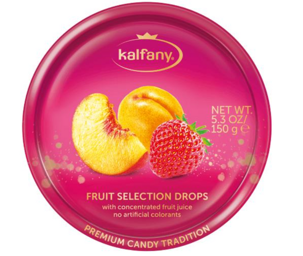 Kalfany Fruit Selection Hard Candies 150 g