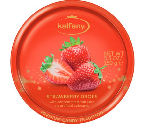 Kalfany Strawberry Hard Candies 150 g