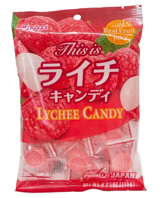 Kasugai Lychee Gummy Candy 4.05 oz