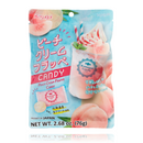 Kasugai Peach Cream Frappe Hard Candy 2.68 oz