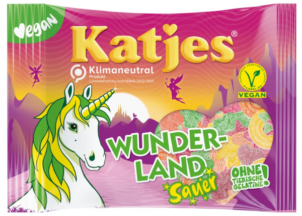 Katjes Wonderland Sour Gummy Candy 200g