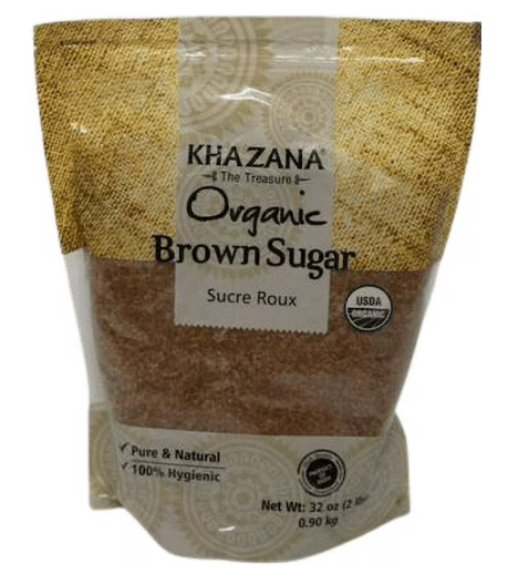 Khazana Organic Brown Sugar 2 lb