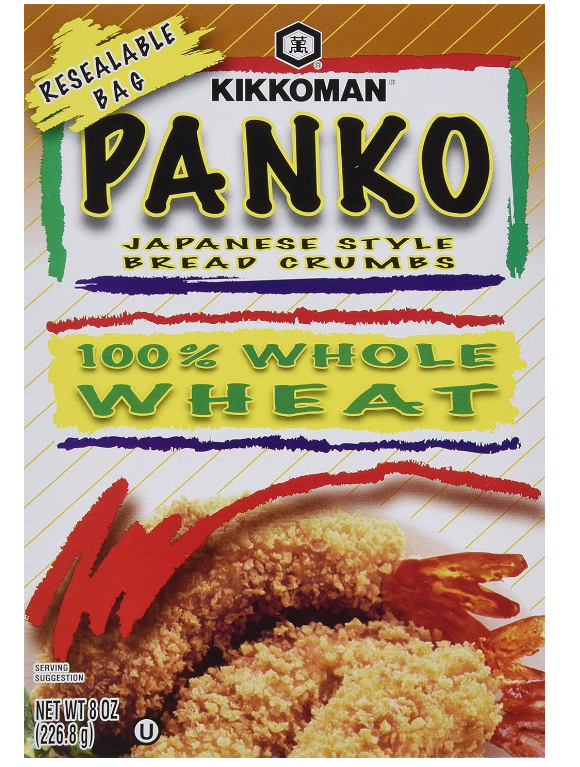 Kikkoman Panko Japanese Style Bread Crumbs Whole Wheat 8 oz