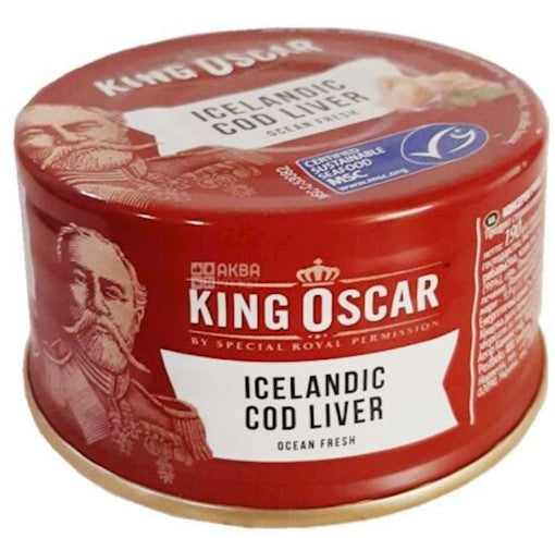 King Oscar Cod Liver in Own Oil 6.67 oz / 190 g