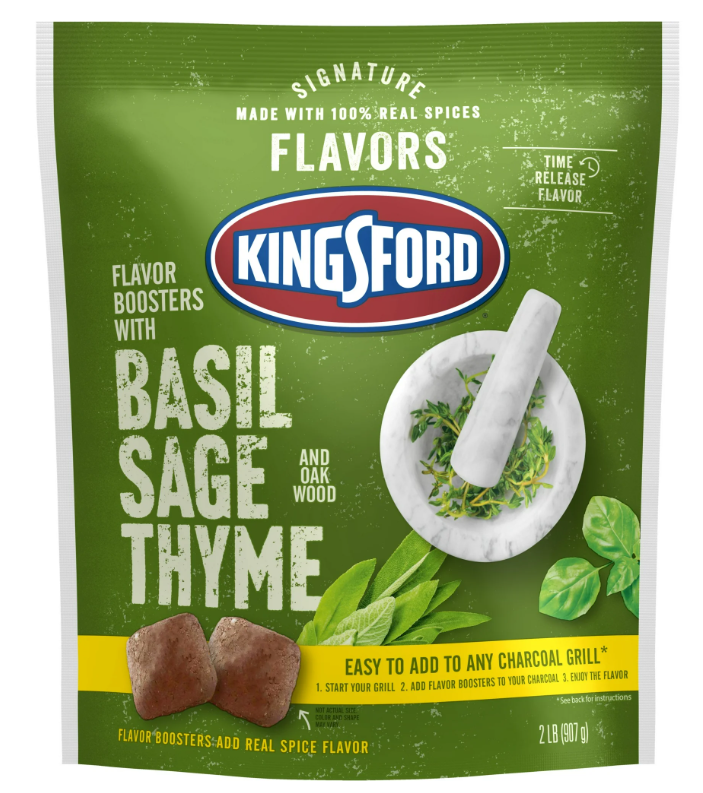 Kingsford Signature Flavors All Natural Basil Sage Thyme Charcoal Briquettes 2 lb