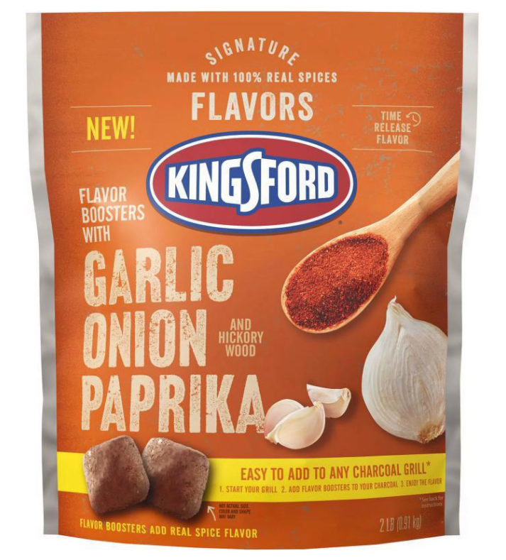 Kingsford Signature Flavors All Natural Garlic Onion Paprika Charcoal Briquettes 2 lb