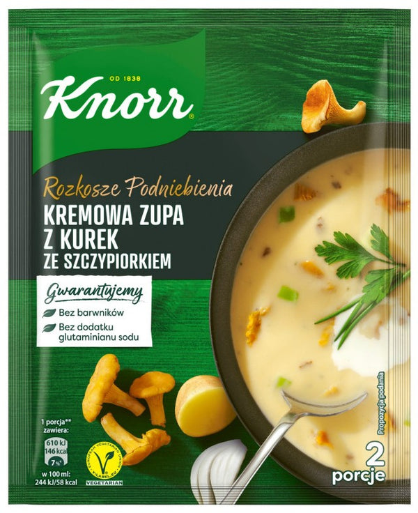 Knorr Kremowa Zupa z Kurek Chanterelle Mushroom Soup 59g