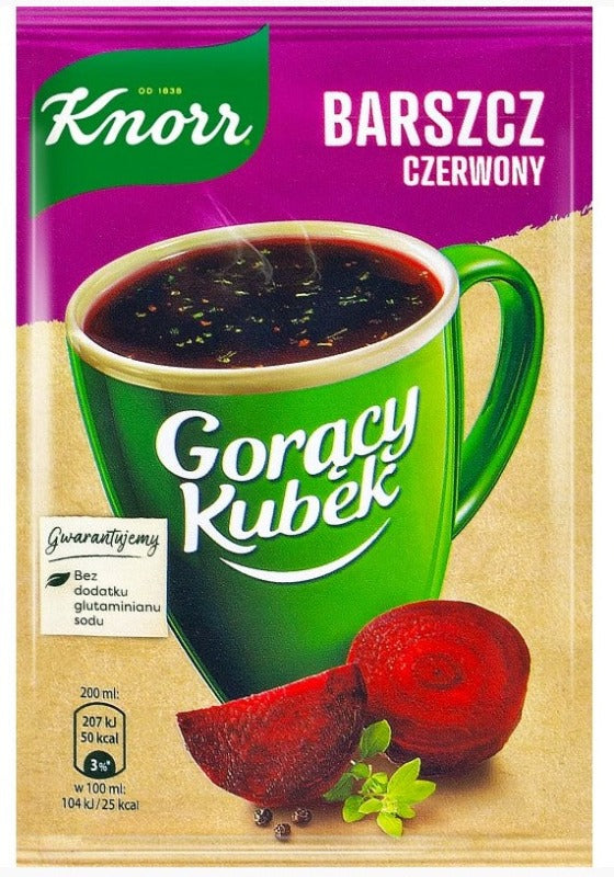 Knorr Goracy Kubek Barszcz Czerwony 14g