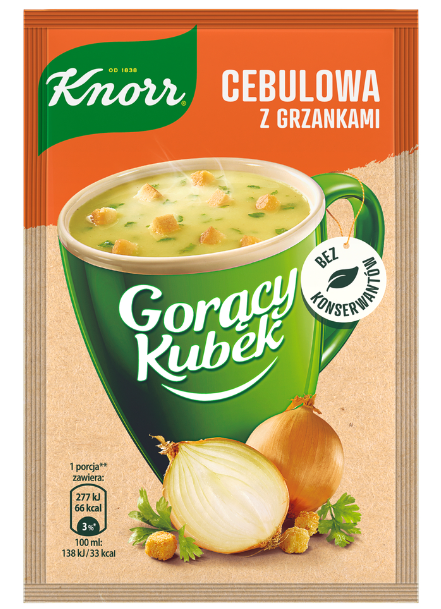 Knorr Goracy Kubek Cebulowa z Grzankami 17g