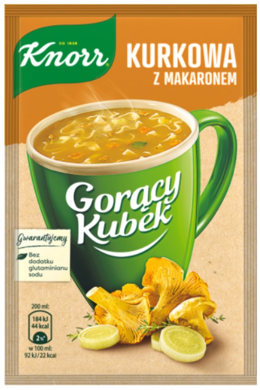 Knorr Goracy Kubek Kurkowa Z Makaronem 13g