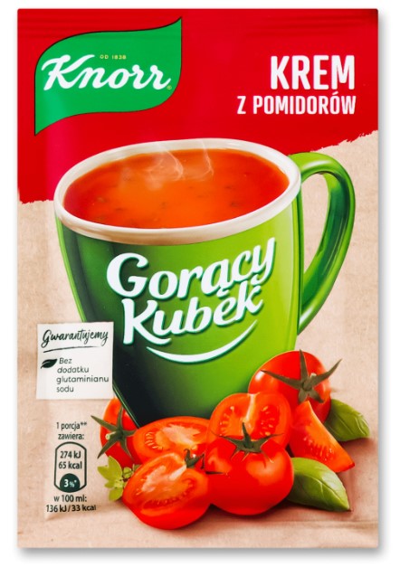 Knorr Goracy Kubek Krem Z Pomidorow 19g