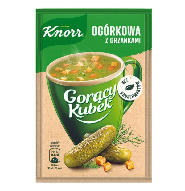 Knorr Goracy Kubek Ogorkowa Z Grzankami 14 g