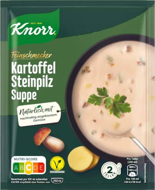 Knorr Kartoffel Steinpilz Cremesuppe