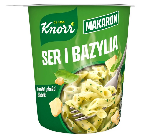 Knorr Makaron Ser i Bazylia 68 g