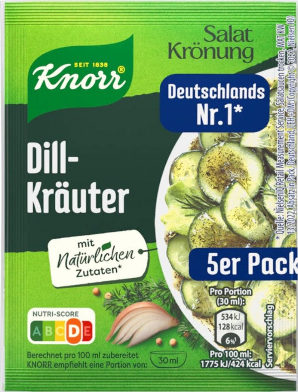 Knorr Salatkronung Dill Krauter Dressing 5er-Pack