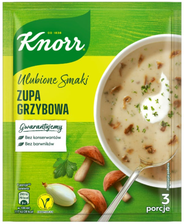 Knorr Zupa Grzybowa Instand Mushroom Soup Mix 50g