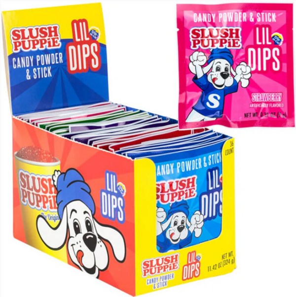 Koko's SLUSH PUPPiE Lil Dips Candy Powder & Stick 36 pc