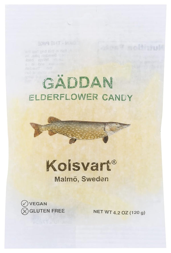 Kolsvart Gaddan Elderflower Candy 4.2 oz