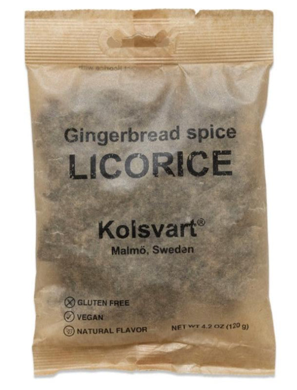 Kolsvart Gingerbread Spice Licorice Trees 4.2 oz