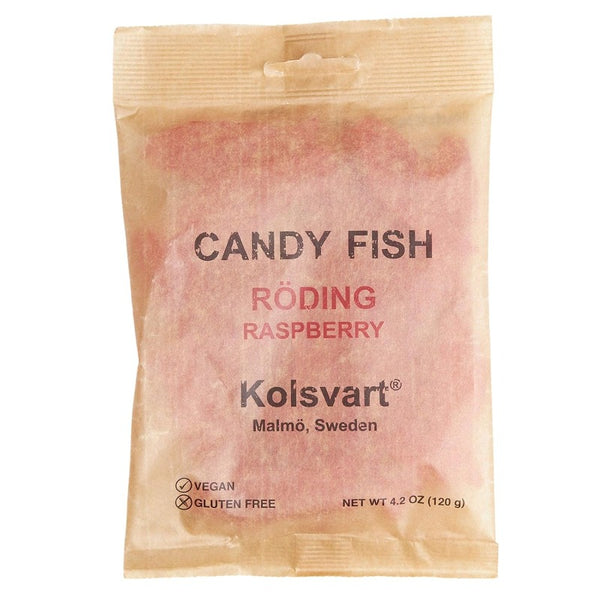 Kolsvart Raspberry Candy Fish 4.2 oz