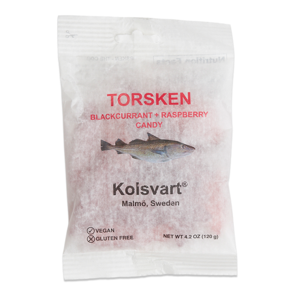Kolsvart Torsken Blackcurrant & Raspberry Candy 4.2 oz