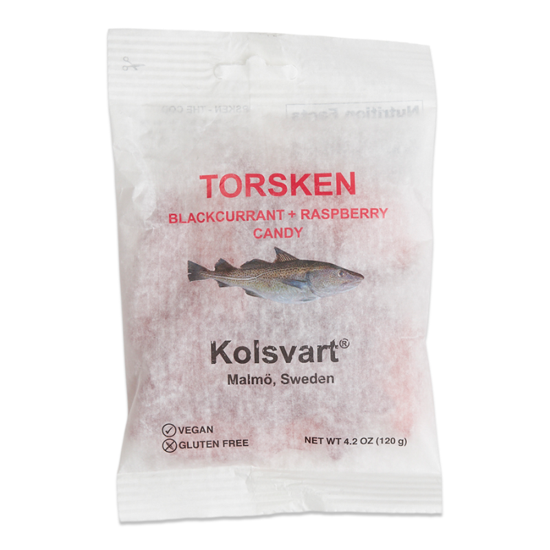 Kolsvart Torsken Blackcurrant & Raspberry Candy 4.2 oz