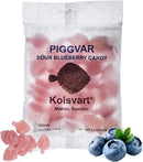 Kolsvart Sour Blueberry Swedish Candy 4.2 oz