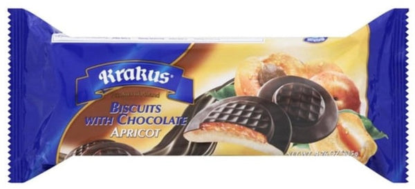 Krakus Apricot Chocolate Biscuits 135g