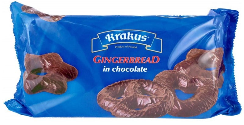 Krakus Gingerbread In Chocolate 400g