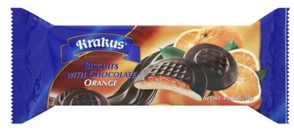 Krakus Orange Chocolate Biscuits 135g