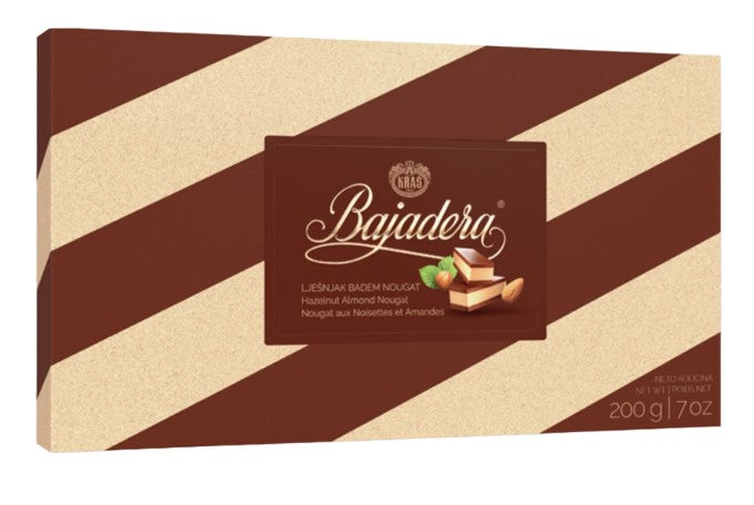 Kras Bajadera Hazelnut Almond Nougat 200g