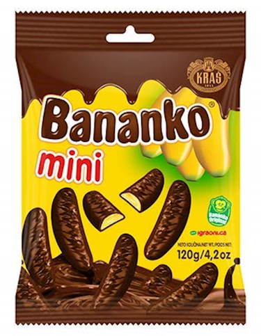 Kras Mini Bananako Chocolate 120g