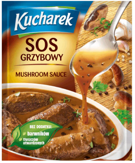 Kucharek Mushroom Sauce (Sos Grzybowy) 28g
