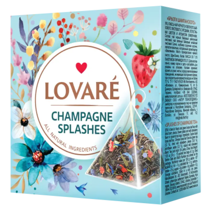 LOVARE Champagne Splashes 15 Tea Bags