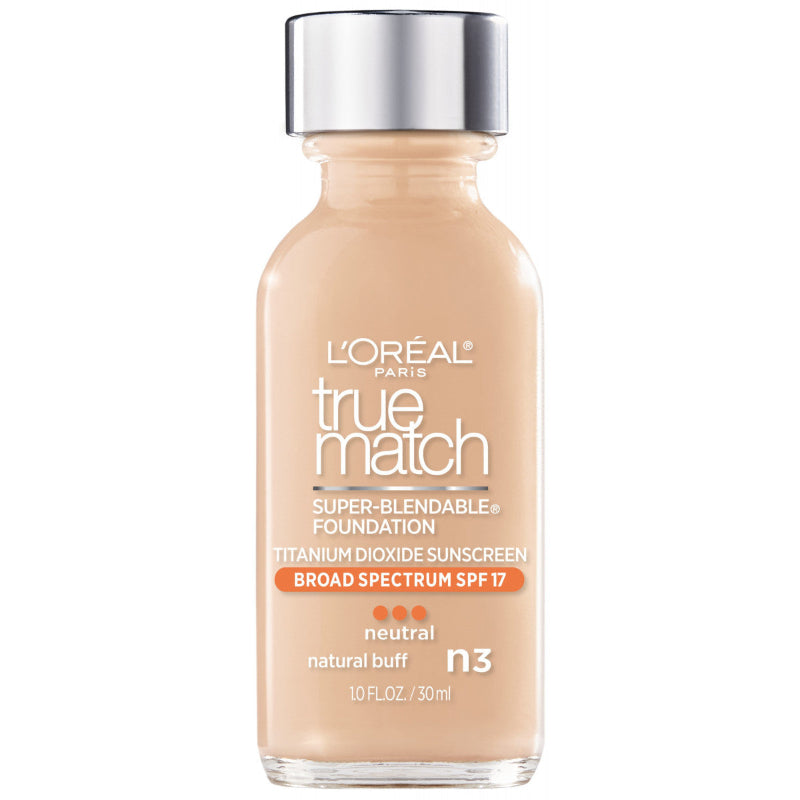 L'Oreal Paris True Match Super-Blendable Liquid Foundation Natural Buff 1 fl.oz