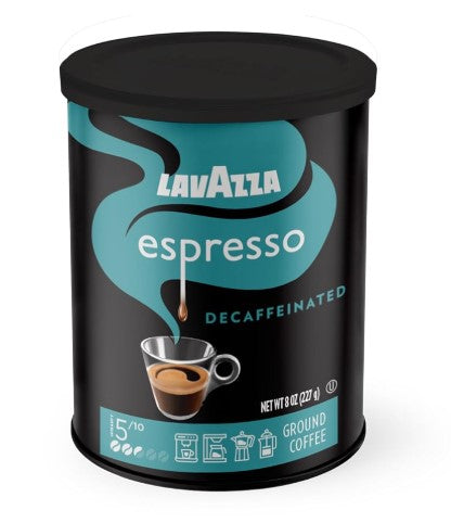 Lavazza Espresso Decaffeinated Ground Coffee 8 oz