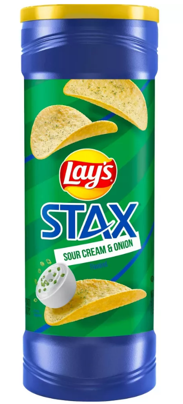 Lay's Stax Sour Cream and Onion Potato Chips 5.5 oz