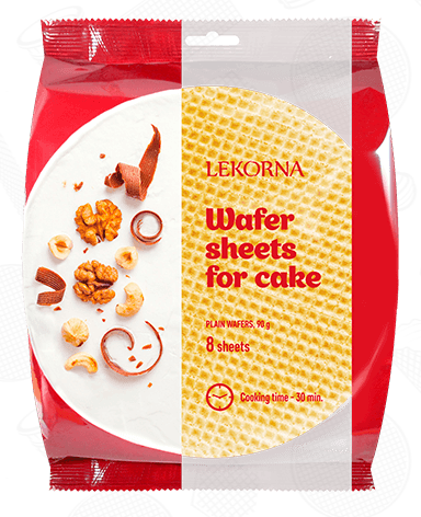 Lekorna Classic Wafer Cakes 8 Sheets 90g