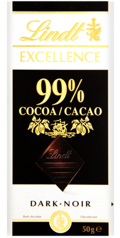 Lindt Excellence Dark Noir 99% Сocoa 50g