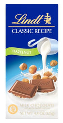 Lindt Milk Chocolate With Roasted Hazelnuts 125g