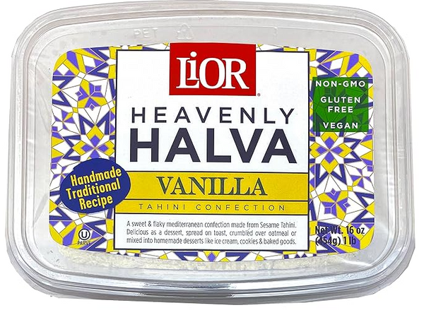 Lior Heavenly Halva Vanilla 16 Oz