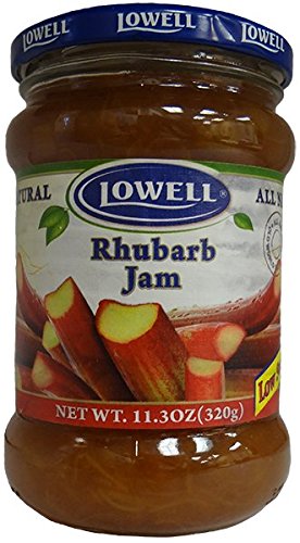 Lowell Rhubarb Jam Low Sugar 11.3 oz