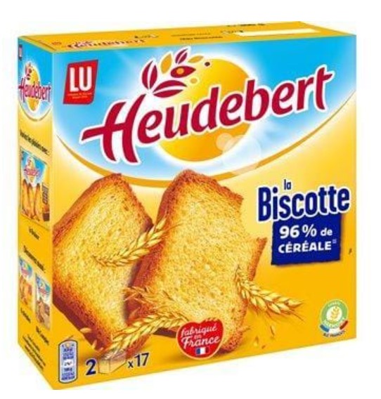 Lu Heudebert Biscottes (x34) 300g