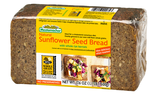 Mestemacher Sunflower Seed Bread 17.6oz